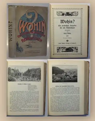 Wothe Wohin Ein praktischer Ratgeber für alle Reiselustigen 1907 Kurorte xy