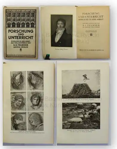 Teubner Forschung und Unterricht Einblicke in ihre Arbeit 1914 Wissen Technik xy