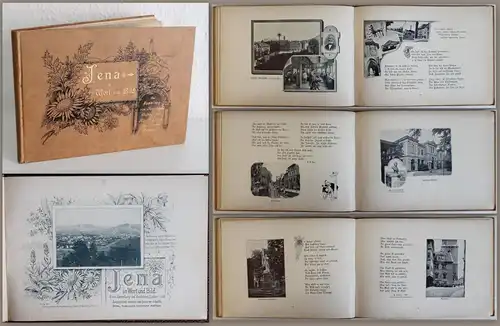 Jena in Wort und Bild um 1890. Ansichten, Lieder und Aussprüche - Ortskunde - xz