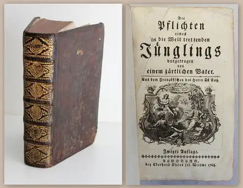 Dupuy La Chapelle Die Pflichten eines in die Welt trettenden Jünglings 1768 xz