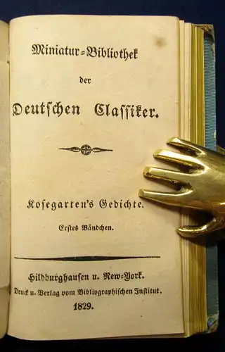 Anthologie aus den Werken Friedrich Leopolds Grafen zu Stolberg 1830 4 in 1 js