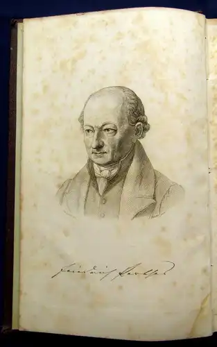 Perthes, Friedrich Perthes Leben 1861 in 3 Bänden 1 gest. Porträt von Perthes js