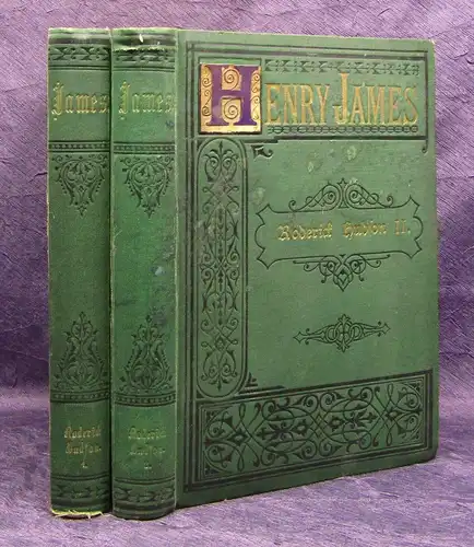 James Henry jun.,Busch;  Roderick Hudson 2 Bde. 1876 Roman Erzählungen js