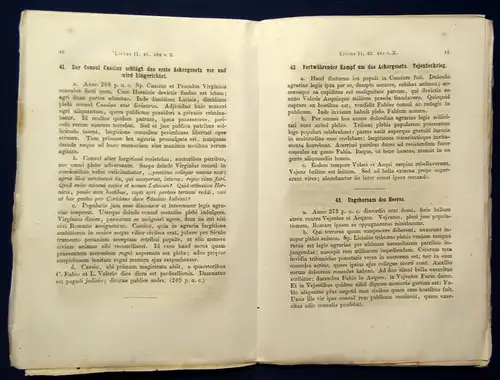 Rothert Der kleine Livius 2.Heft(2. u. 3 Buch) 1869 f. mittlere Gymnasialclassen