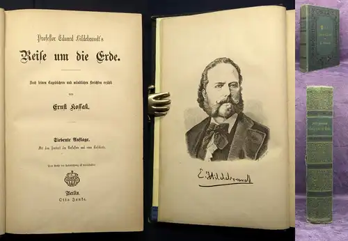 Kossak Professor Eduard Hildebrandt`s Reise um die Erde um 1895 Erzählungen js