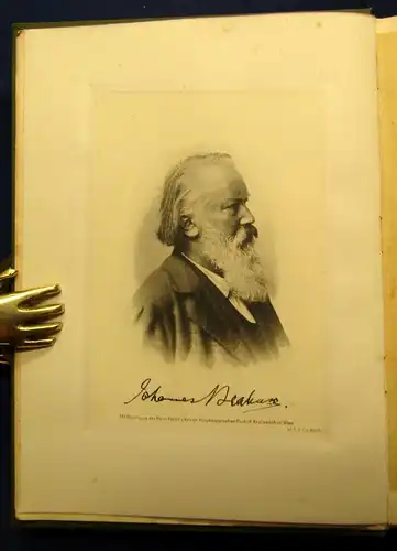 Ophüls Brahms- Texte Vollständige Sammlung der musikalischen Dichtung 1898 js