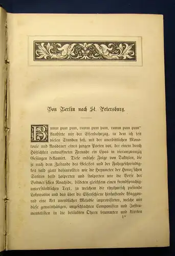 Nordau Vom Kreml zu Alhambra 1880 2 Bde. Kulturstudien Heimatkunde js