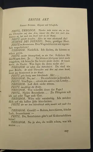 Die Theaterstücke von Arthur Schnitzler in 4 Bänden 1915 Kunst Kultur HLdr. js