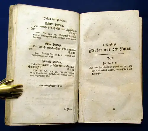 Marezoll Predigten 1787 Theologie Kirche mb