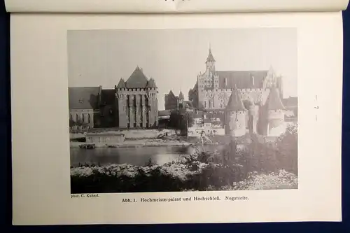 Schmid Führer durch das Schloß Marienburg  in Preußen 1928 Guide js