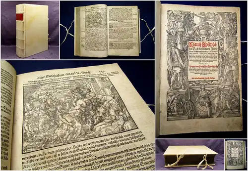 Flavius Hegesippus Lautenbach Flauii Josephi [...] Historien und Bücher 1603 mb
