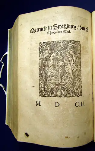 Flavius Hegesippus Lautenbach Flauii Josephi [...] Historien und Bücher 1603 mb