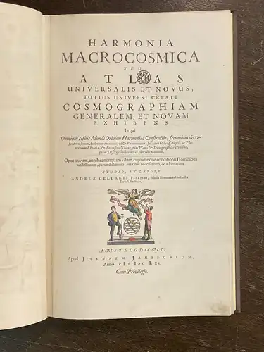 Cellarius / Jansson - Atlas Coelestis Harmonia Macrocosmica 1661/2006 Folio