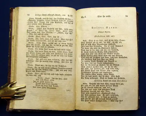 Shakespeare, Schlegel, Tieck Dramatische Werke 1826 Belletrisik Geschichte mb