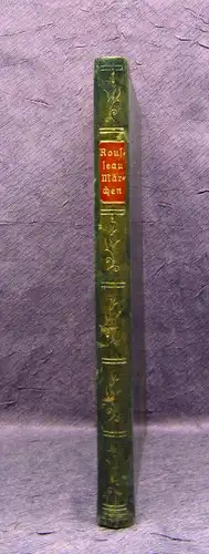 Lorme Märchen von Jean Jacques Rousseau 1920 Literatur mit 4 Kupfern der Zeit mb