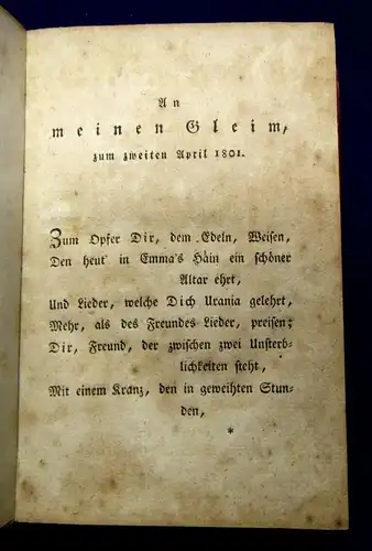 Tiedge Urania um 1830 Schiller und Kant beeinflusstes Lehrgedicht js