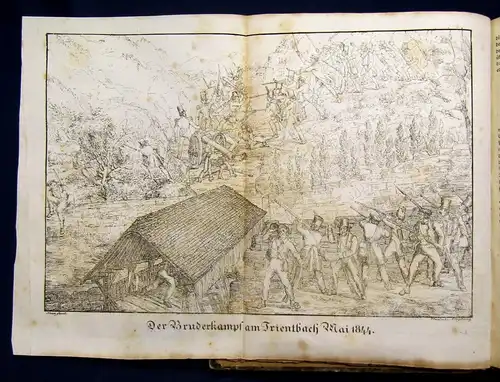 Disteli Sammlung 9 Schweizer Bilderkalender 1844-1847 Kalendarium Historisch js