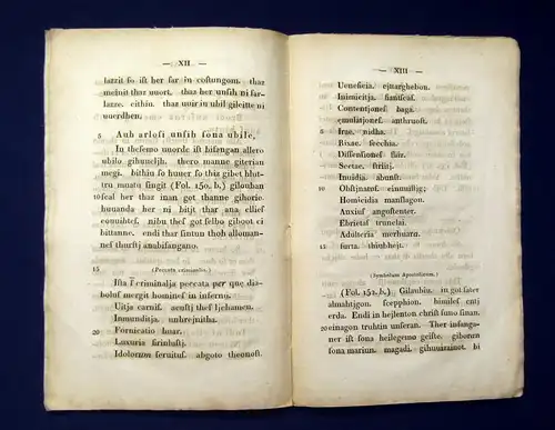 Hoffmann August Heinrich Althochdeutsches aus Wolfenbüttler Handschriften 1827 j