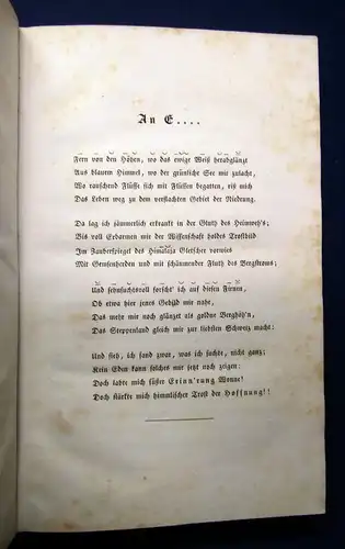 Hirzel Sakuntala oder der Erkennungsring EA  Indisches Drama 1833 js