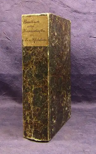 Schönholz Handbuch aller Wissenschaften Wesen, Entwicklung 1839 Philologie js