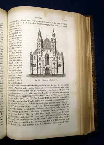 Otte Die Geschichte der romanischen Baukunst 1874 EA 4 Tafeln 309 Holzschn. mb