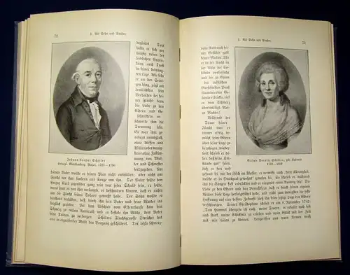 Müller Schiller Intimes aus seinen Leben 1905 Dichter und Geschichte js