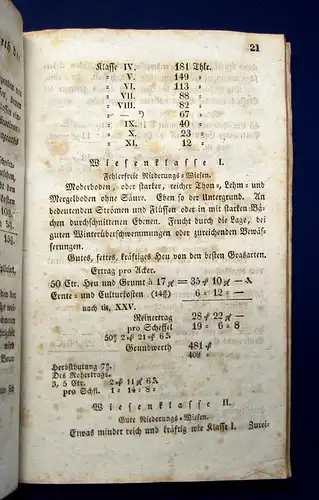 Schwanebeck Anleitung Ertrags-und Grundwerthschätzungen 1839 Altes Handwerk mb