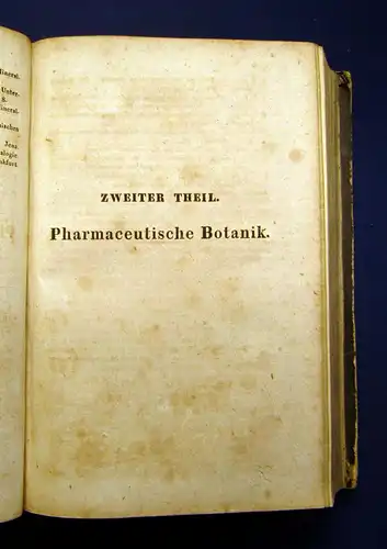 Geiger Handbuch der Pharmacie 1. Hälfte vom 2. Band 1830 Medizin Apotheker mb