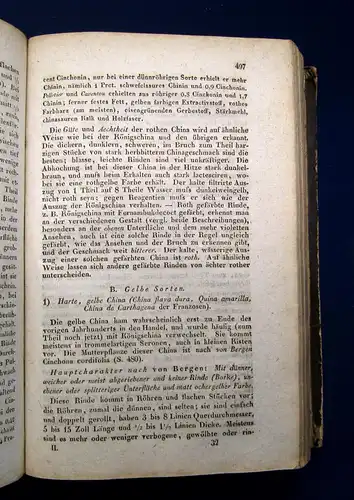Geiger Handbuch der Pharmacie 1. Hälfte vom 2. Band 1830 Medizin Apotheker mb