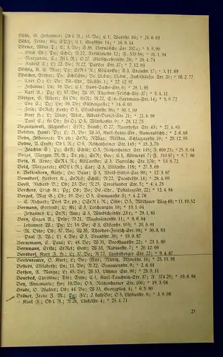 Leipziger Lehrerverzeichnis 1936 Auflistung Wissen Orte Lehrkräfte Gelehrte js