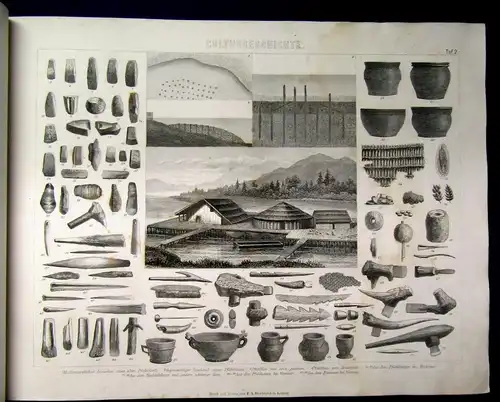 Bilder-Atlas Ikonographische Encyclopädie der Wissenschaften Bd.6+7 Ergänzung j