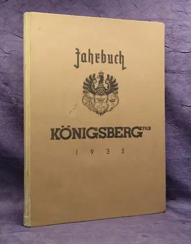 Jahrbuch Könisgberg 1935 Geographie Ortskunde selten 27 Abb. js