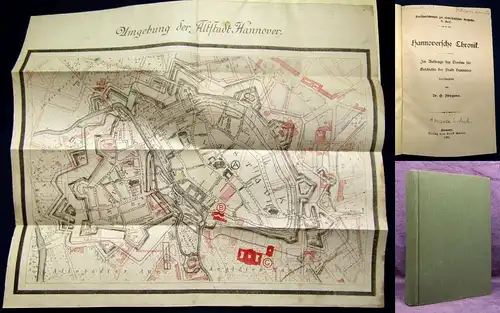 Jürgens Hannoversche Chronik 1907 mit 1 Karte Geographie Ortskunde js