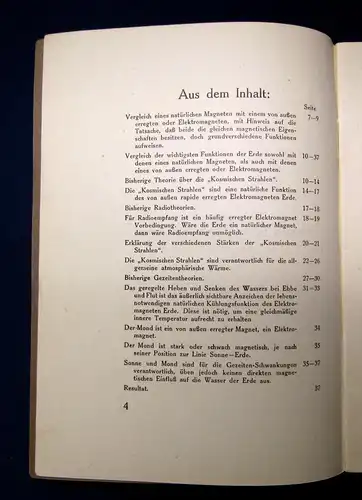 Mittelstädt Die "Kosmischen Strahlen", Gezeiten und andere Phänomena 1933 mb