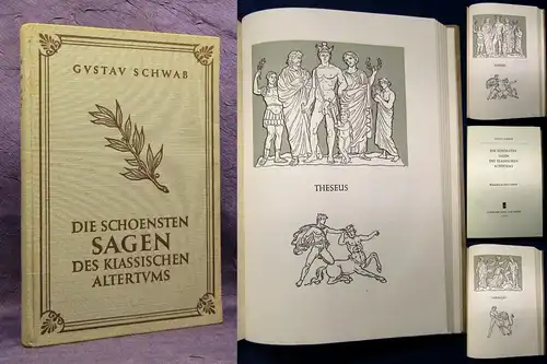 Bobrowski Schwab Die schönsten Sagen des klassischen Altertums 1954 js