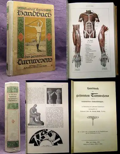 Gasch Handbuch des gesamten Turnwesens 1920 Sport Geschichte js