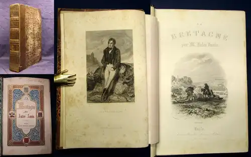 Janin Jules La Bretagne 1844 Ortskunde Belletristik Literatur js
