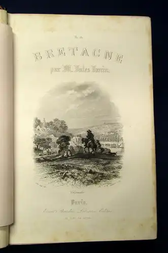 Janin Jules La Bretagne 1844 Ortskunde Belletristik Literatur js