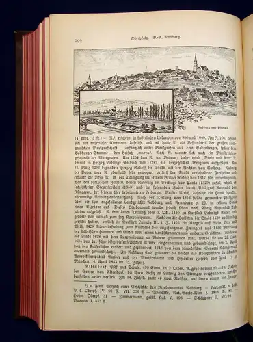 Götz Geographisch-Historisches Handbuch von Bayern 1.Bd 1895 Geschichte mb