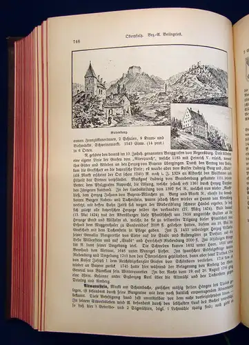 Götz Geographisch-Historisches Handbuch von Bayern 1.Bd 1895 Geschichte mb