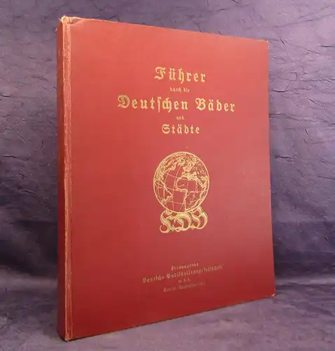 Führer durch die Deutschen Bäder und Städte 1930 Or.Radierung Max Brüning mb