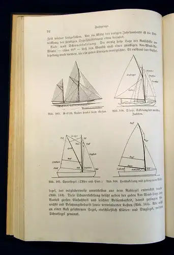 Gladisch Schulze-Hinrichs Leitfaden Seemannschaft 1935 EA 5 Tafeln Geschichte m