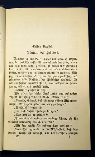 Karl May's Gesammelte Werke Bd. 4 "In den Schluchten des Balkan"Erzählung 1930 j