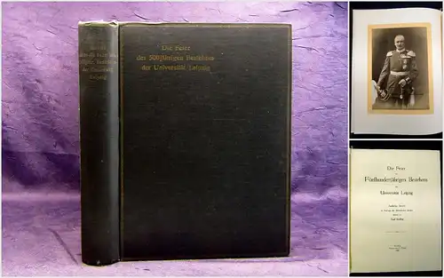 Binding Die Feier des Fünfhundertjährigen Bestehens der Universität Leipzig 1910