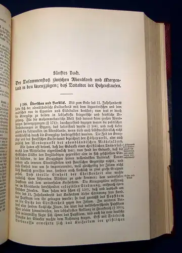 Weber Lehr- u. Handbuch der Weltgeschichte 4 Bde. sehr dekorativer Hldr. 1909 j