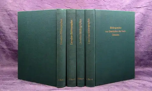 Bibliographie zur Geschichte der Stadt Dresden 1981 4 Bde. Ortskunde js