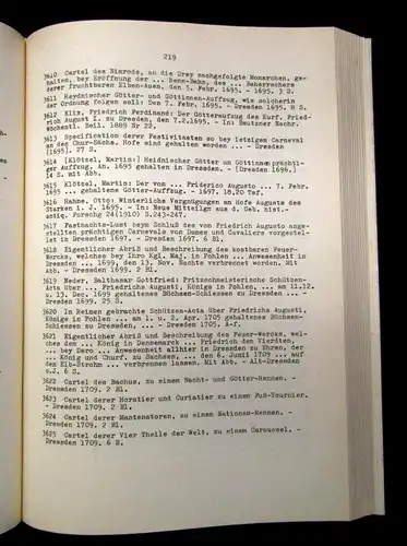 Bibliographie zur Geschichte der Stadt Dresden 1981 4 Bde. Ortskunde js