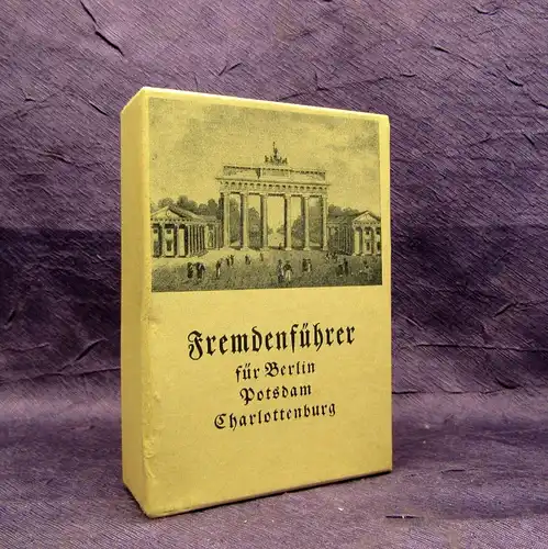 Rumpf Fremdenführer für Berlin Potsdam Charlottenburg Reprint von 1826, 1986 js