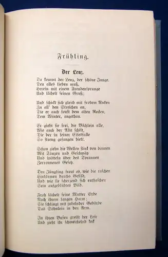 Lenau Nicolaus Gedichte um 1900 Klassiker dekorativer Leinen Literatur js