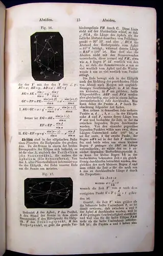 Hoffmann Mathematisches Wörterbuch Alphabetisch Mischauflage 1858-1861 js